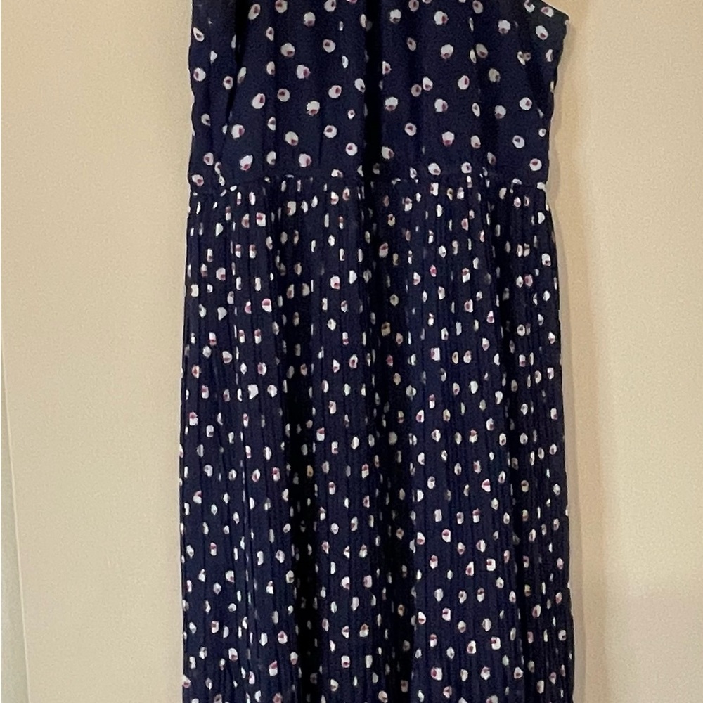 Maison Jules Navy Dress with Red and White Accents